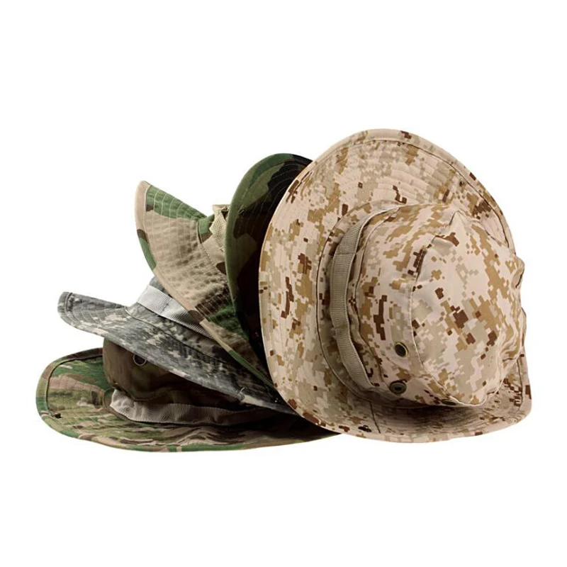 Boonie Hat Tactical - Men's Camouflage Tactical Cap Boonie Hat