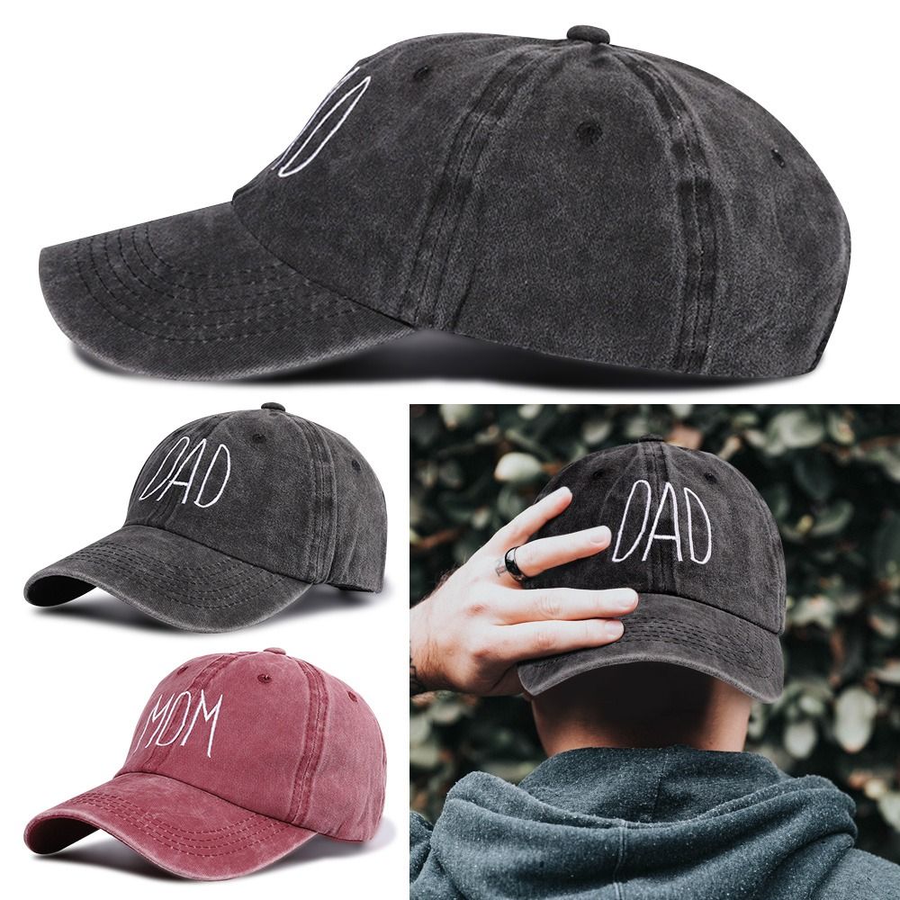 Fashion WASHED DENIM Vintage S - Dad Hat Cotton 评论和价格