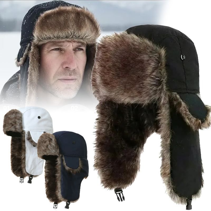 Unisex Winter Trapper Hat Wate - Winter Trapper Hat 评论和价格