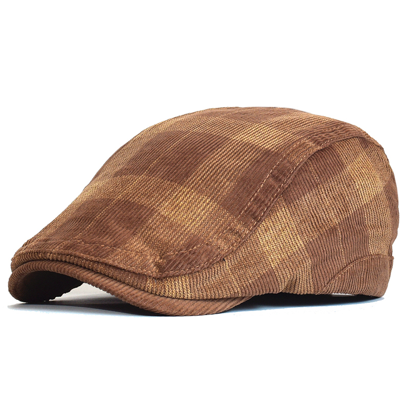Winter Vintage Plaid Thick Ber - Dad Hat Cotton 评论和价格