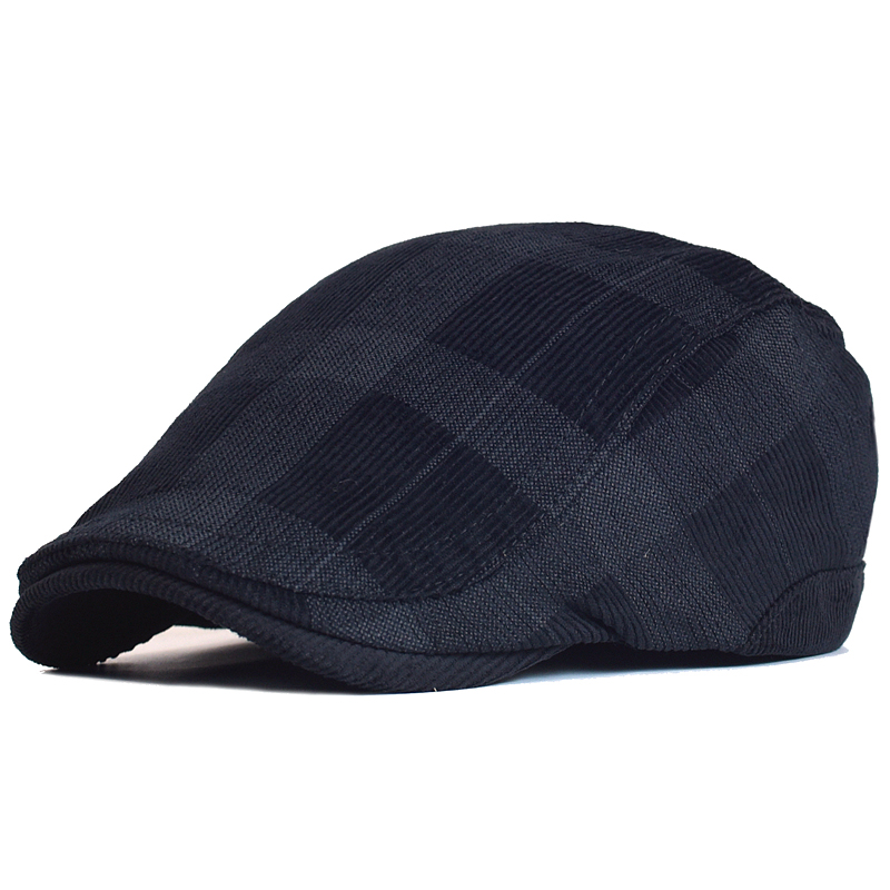 Winter Vintage Plaid Thick Ber - Dad Hat Cotton 评论和价格
